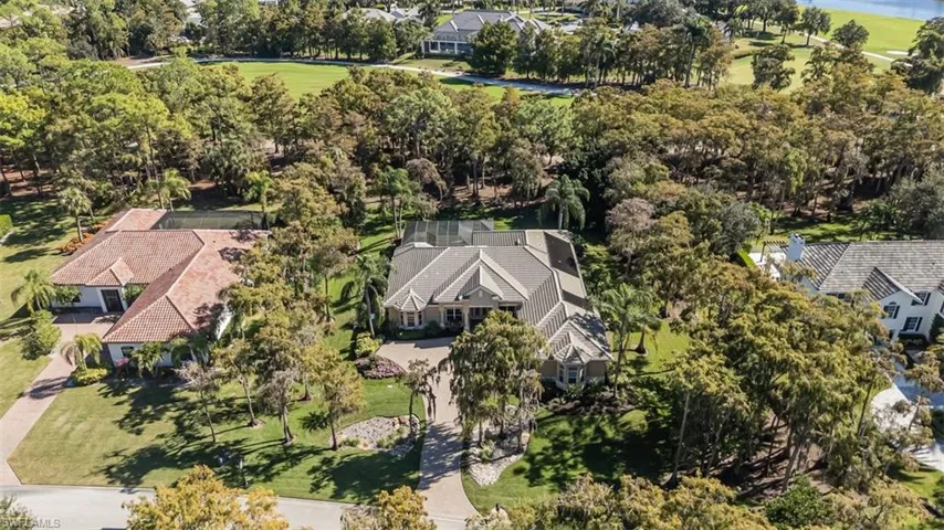 Drone / aerial view of a golf club