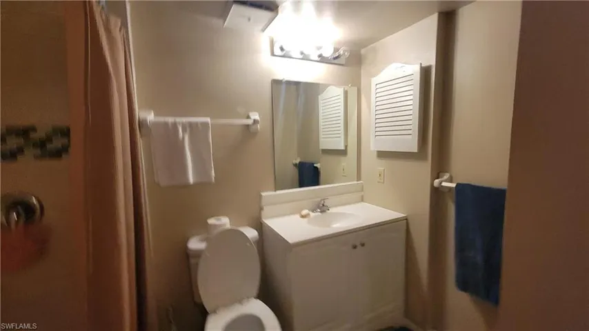 RECENTLY REMODELED bathroom featuring vanity and toilet