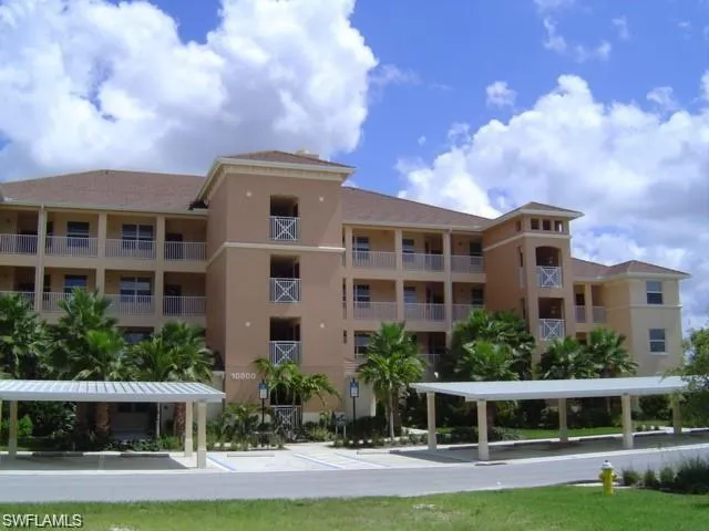 front of building and covered parking