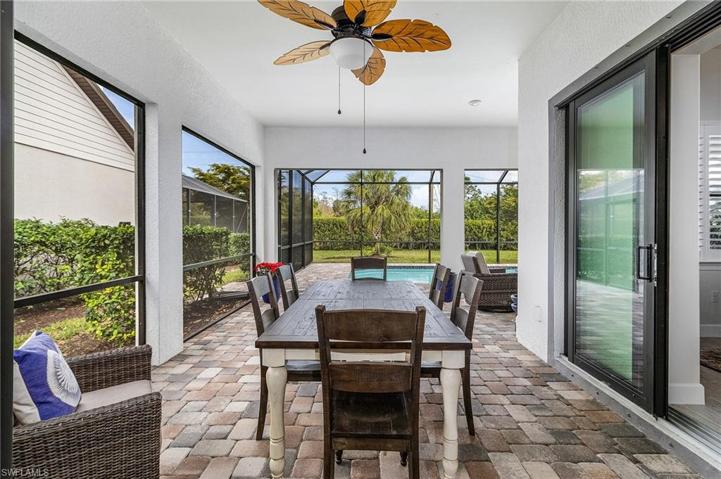 additional seating on lanai