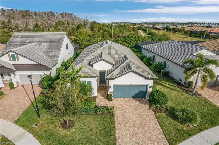 Aerial view of home