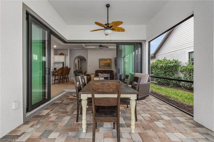 Lanai with sliders to greatroom