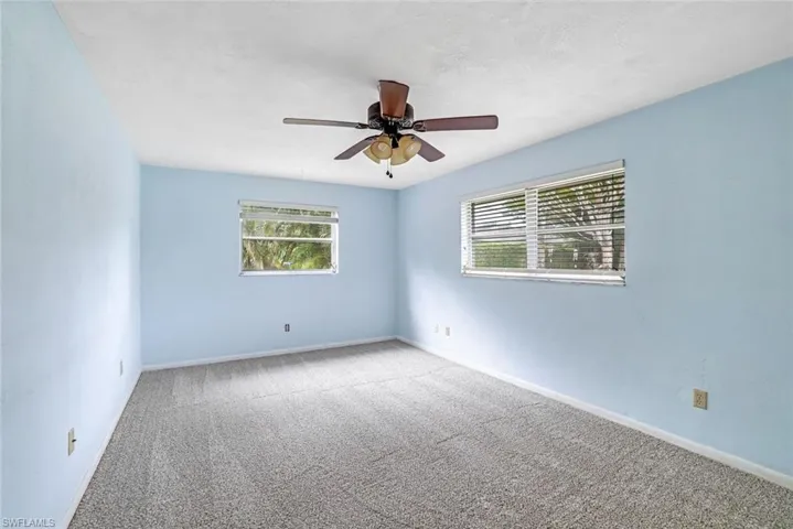 Third guest bedroom, split floor plan