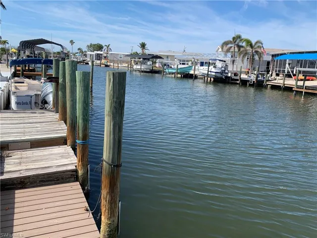 View to the west from dock.