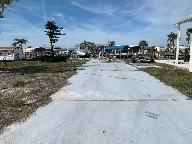 View of lot from the street.