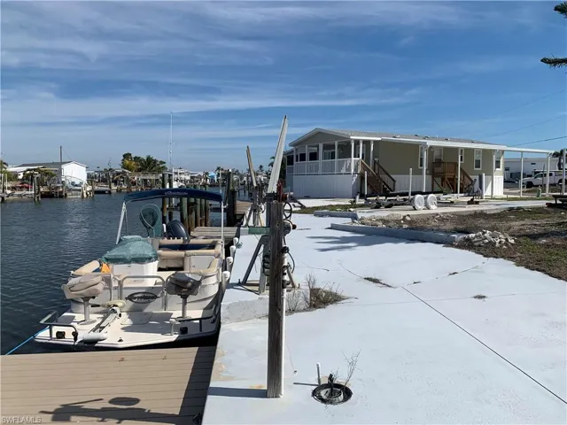 View from dock facing east.