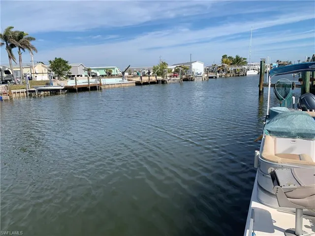 View from dock facing east.