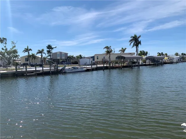 View looking west from across the canal.