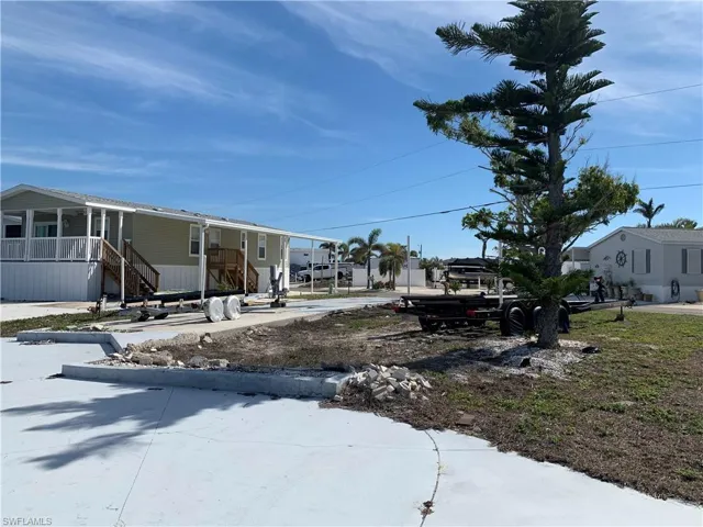 View from dock towards street.