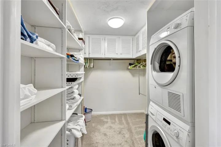 Primary walk in closet