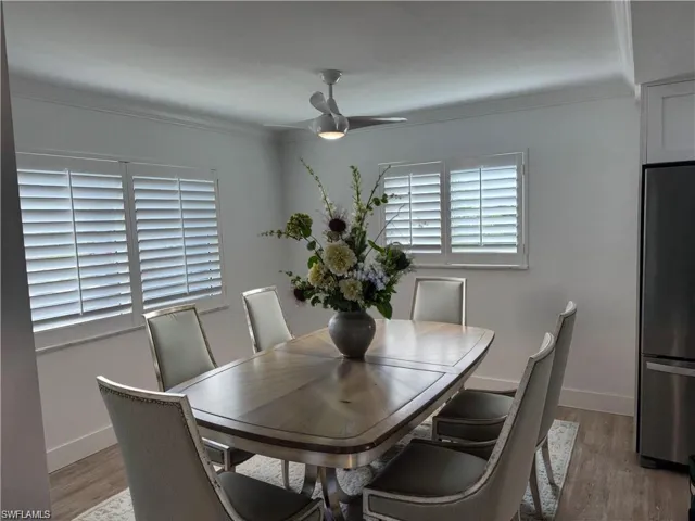 Virtual Staged Dining area