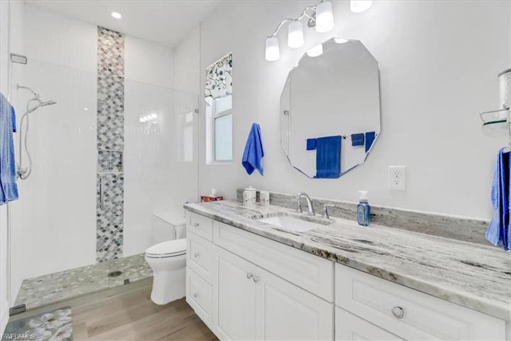 Guest Suite 2 - Bathroom with Dual Sinks & Walk-In Shower