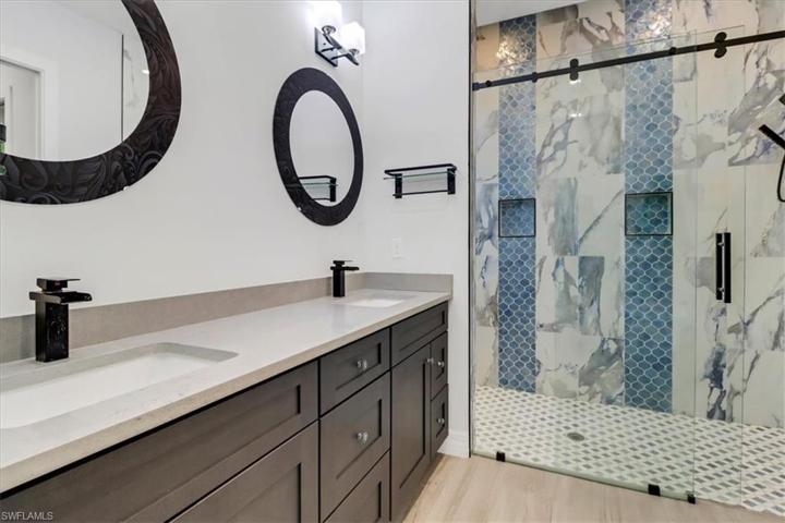 Master Bathroom. Featuring Double Sinks & Walk-In Shower with Dual Shower Heads