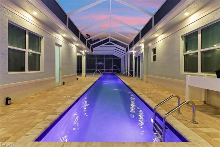 25 Yard Lap Pool with Deck Jets & Adjustable Lighting