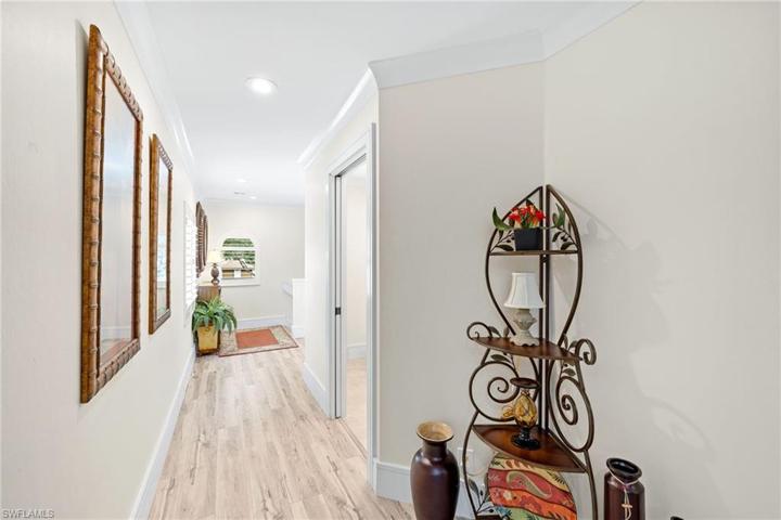 Longview of upstairs foyer and hallway