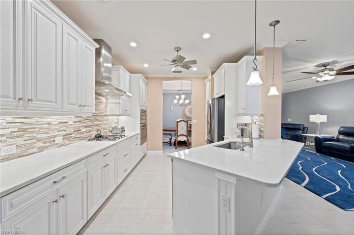 There is plenty of counter top space for any chef of the family