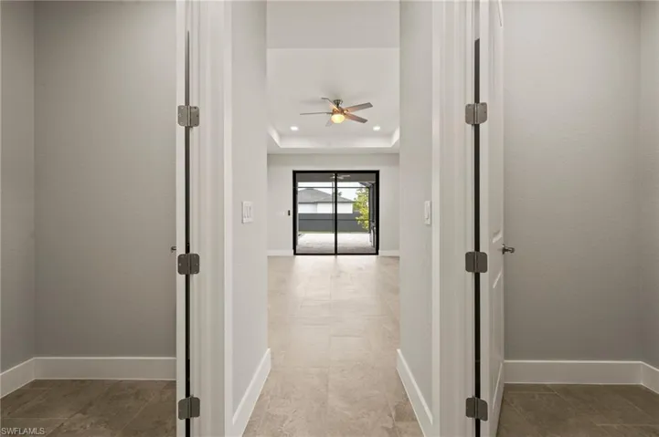 Built in shelving installed in closets, not shown in pictures