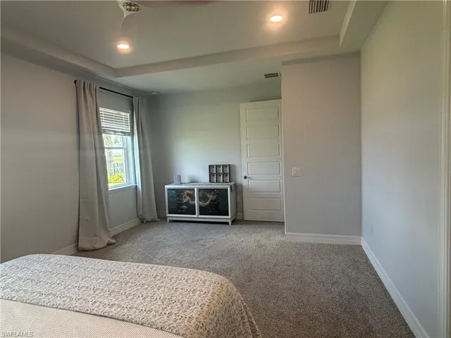 Master Bedroom with tray ceiling