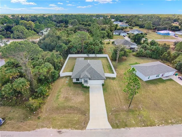 Aerial view of property and surrounding area