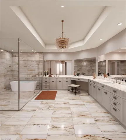 Owner Bathroom - All artist’s renderings are proposed concepts shown only for marketing purposes and are based upon current development plans, which are subject to change by the developer, WSR-Colony, LLC, which reserves the right to make changes at its sole discretion, without prior notice or approval of the purchaser.