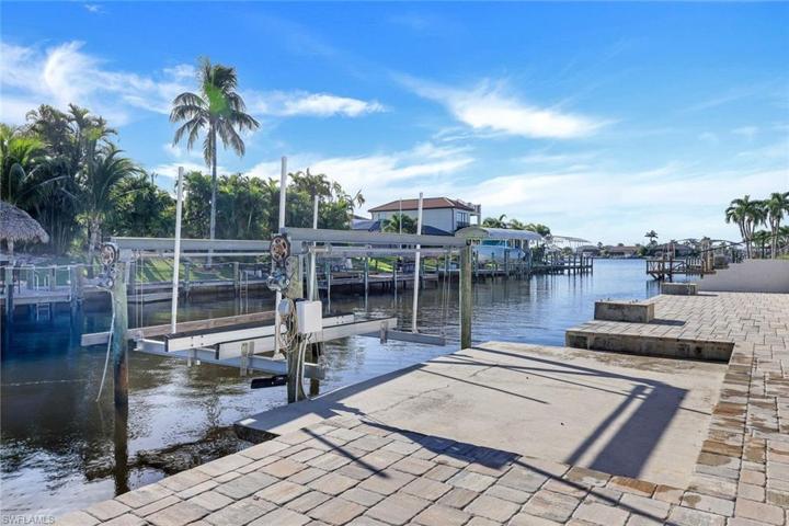 Pavered Dock Area