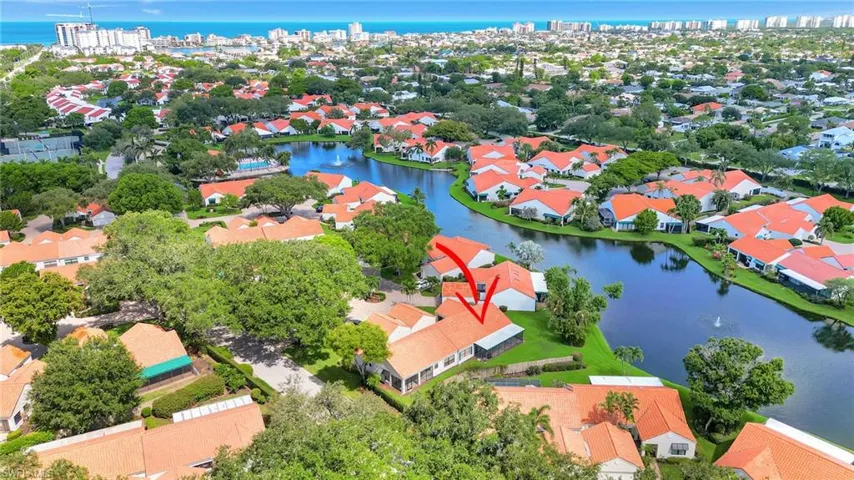 View of urban area with a nearby body of water and nearby suburban area
