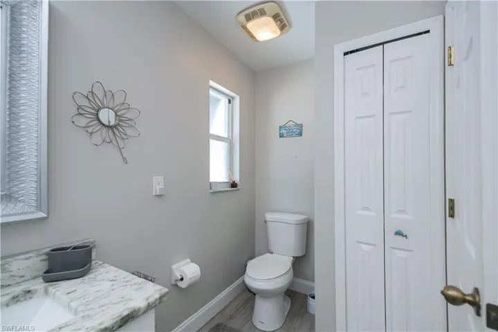 Linen closet for added storage