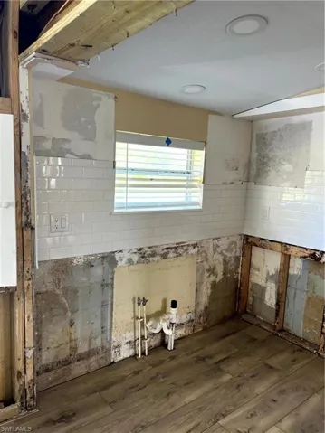Bathroom featuring wood-type flooring