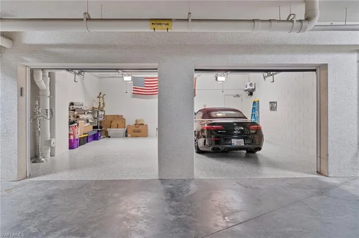 PRIVATE 2 CAR ENCLOSED GARAGE