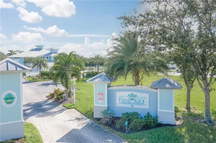 Surrounding community with a lawn