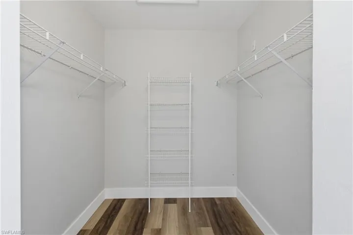 Laundry room in house