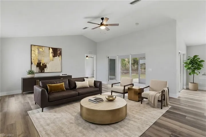 virtual staging of living room
