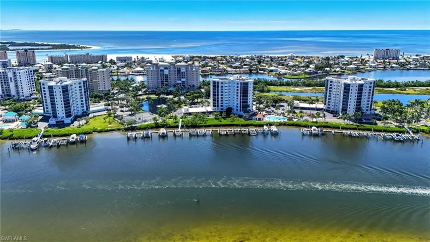 Drone View Of boat docks- Virtually Edited