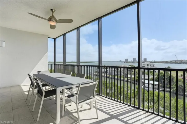 balcony view of Fort Myers Beach- Virtually Edited Image