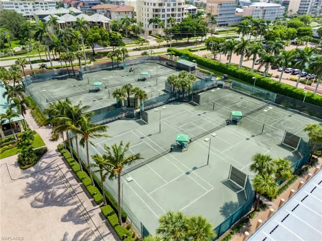 Aerial view Tennis Courts