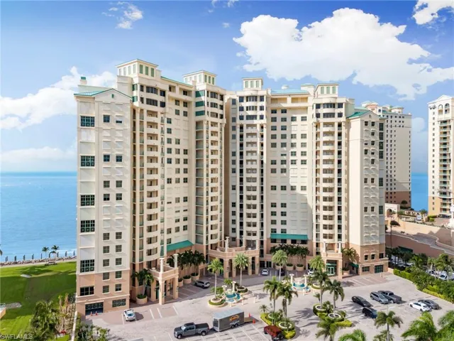 View of building exterior featuring a water view
