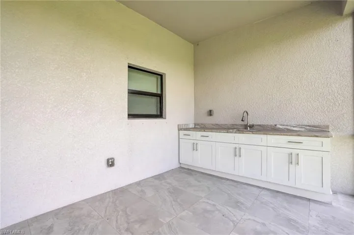 View of patio / terrace featuring sink