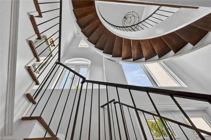 View of stairway