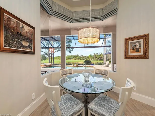 Breakfast nook with beautiful views