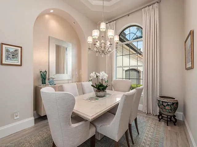 Formal dining area