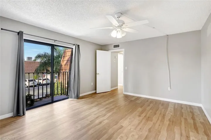 Balcony off primary bedroom