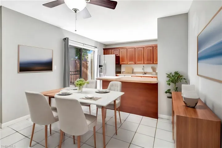 Virtually Staged Eat in Kitchen