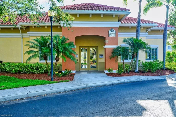 View of front community clubhouse featuring french doors