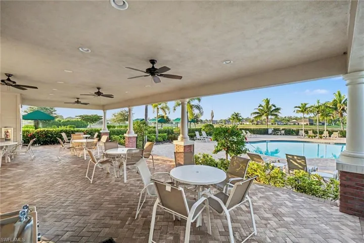 Covered Area at the Pool