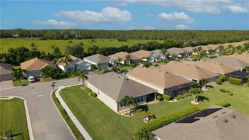 Large corner lot.