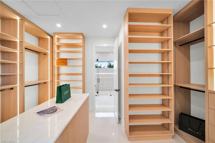 View of spacious closet