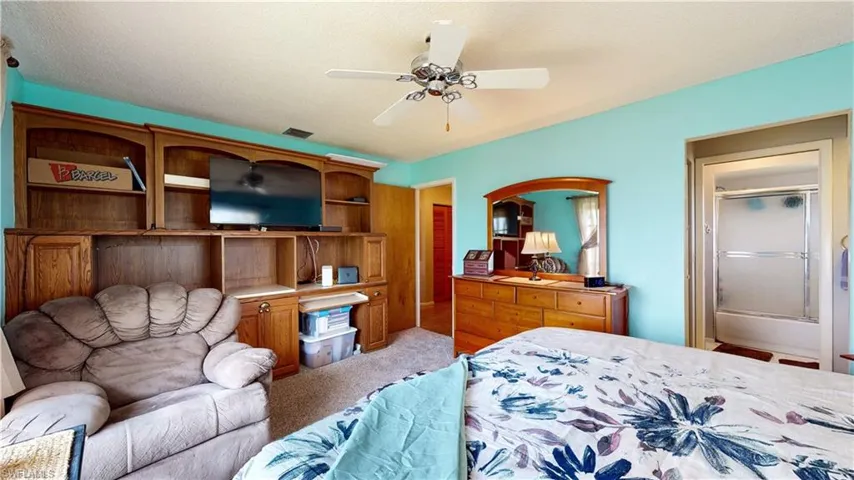 Master bedroom view of the lake