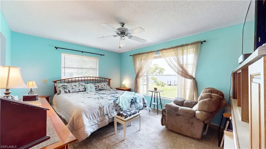 Master bedroom with walk-in closet