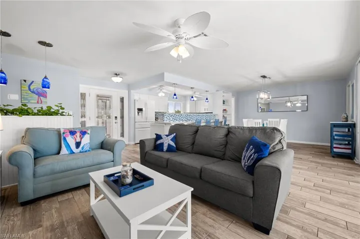 Living room is open concept