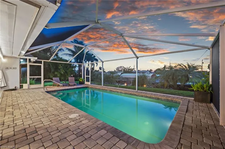 Catch the famous SW Florida sunsets every evening from your pool